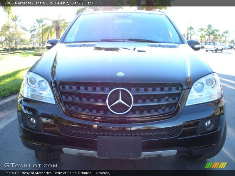 Black / Black 2006 Mercedes-Benz ML 350 4Matic