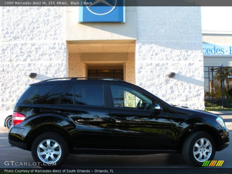 Black / Black 2006 Mercedes-Benz ML 350 4Matic