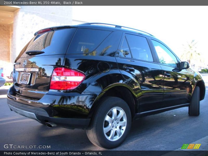 Black / Black 2006 Mercedes-Benz ML 350 4Matic