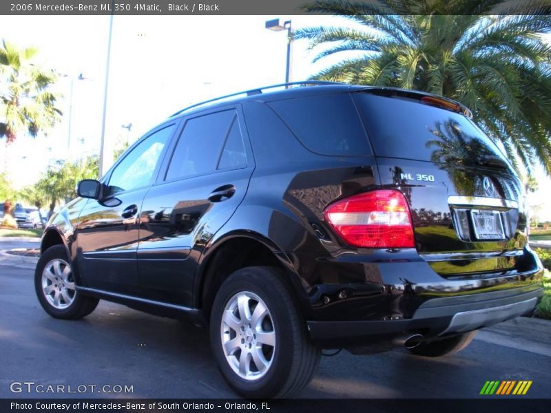 Black / Black 2006 Mercedes-Benz ML 350 4Matic