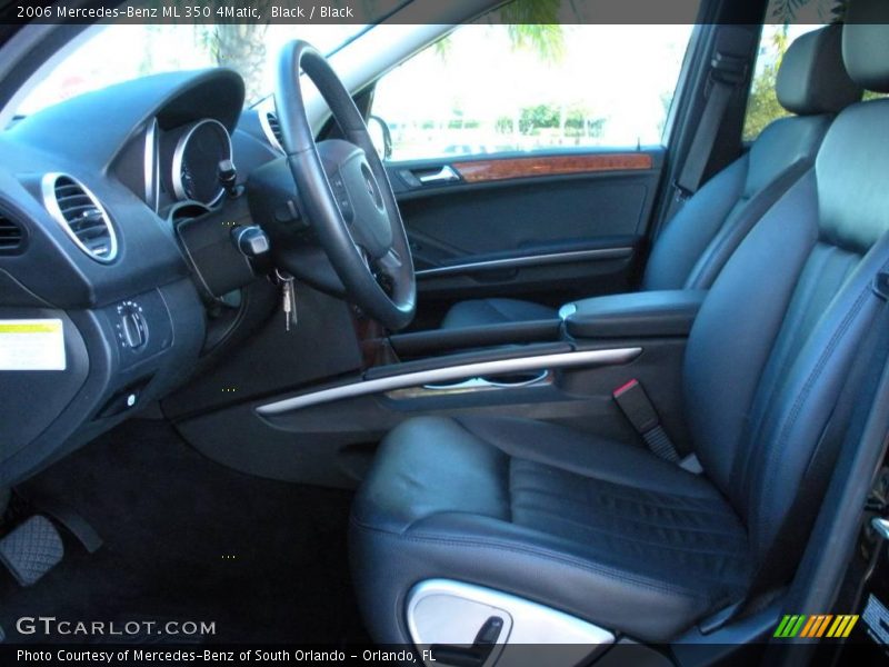 Black / Black 2006 Mercedes-Benz ML 350 4Matic
