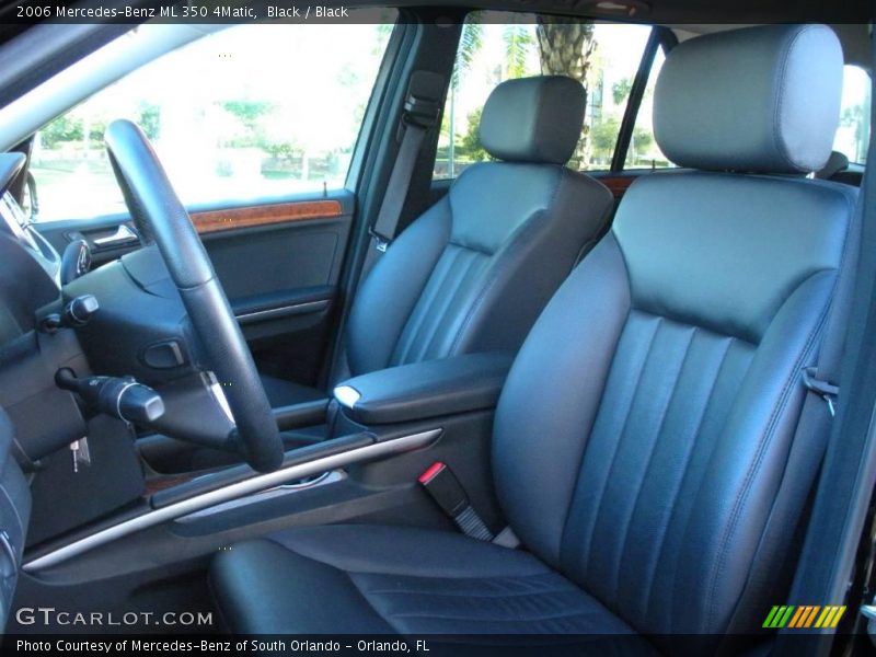 Black / Black 2006 Mercedes-Benz ML 350 4Matic