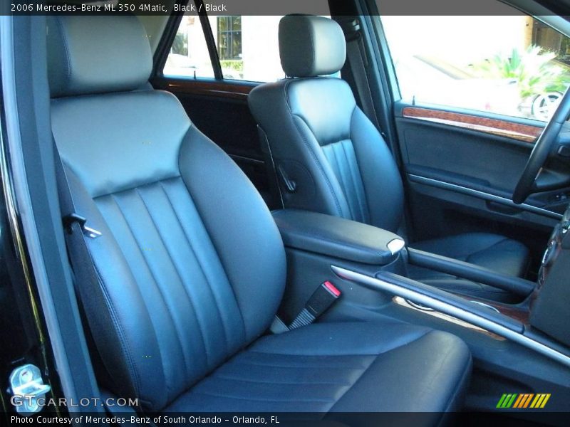 Black / Black 2006 Mercedes-Benz ML 350 4Matic