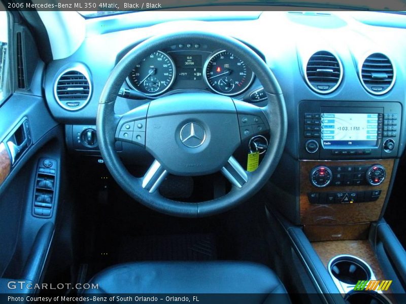 Black / Black 2006 Mercedes-Benz ML 350 4Matic