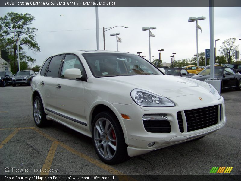 Sand White / Havanna/Sand Beige 2008 Porsche Cayenne GTS