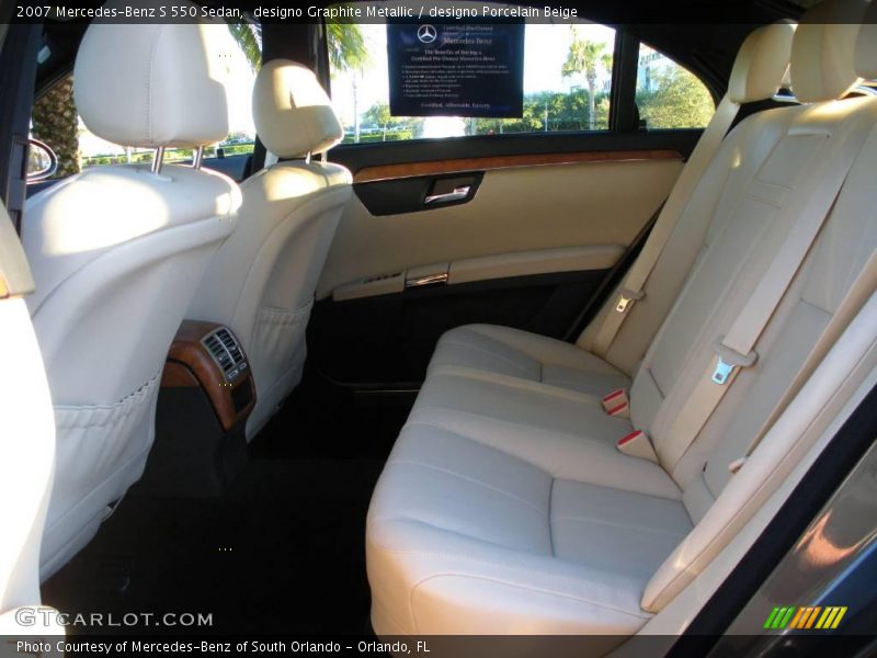 designo Graphite Metallic / designo Porcelain Beige 2007 Mercedes-Benz S 550 Sedan
