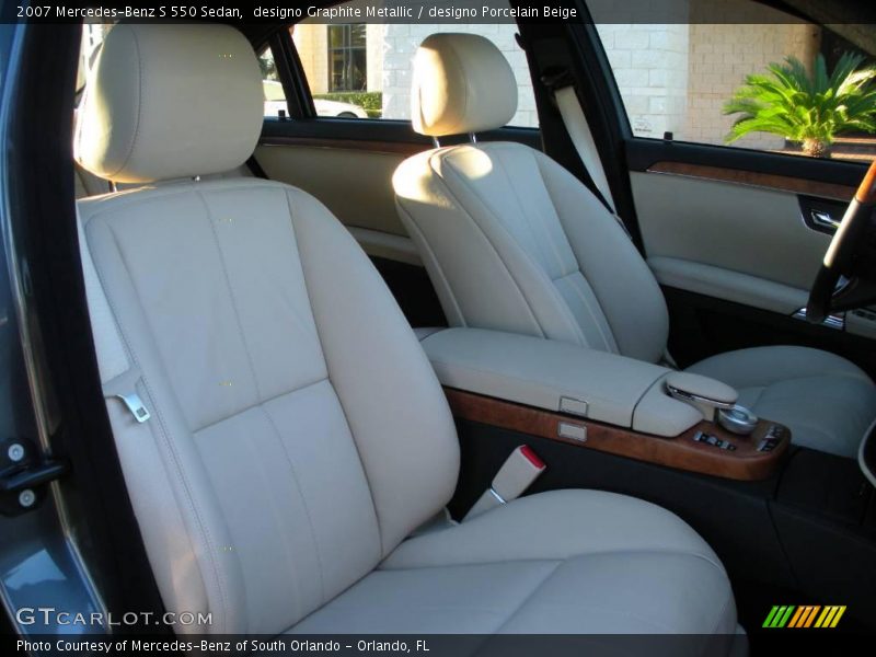 designo Graphite Metallic / designo Porcelain Beige 2007 Mercedes-Benz S 550 Sedan
