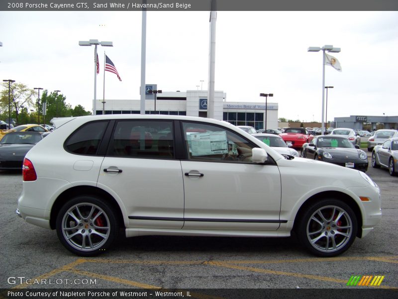 Sand White / Havanna/Sand Beige 2008 Porsche Cayenne GTS