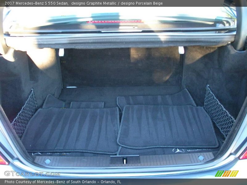 designo Graphite Metallic / designo Porcelain Beige 2007 Mercedes-Benz S 550 Sedan