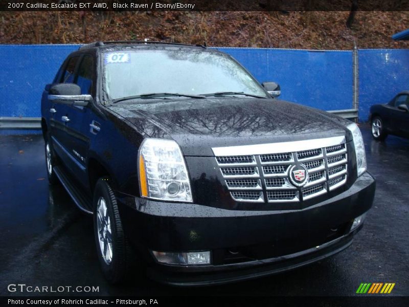 Black Raven / Ebony/Ebony 2007 Cadillac Escalade EXT AWD