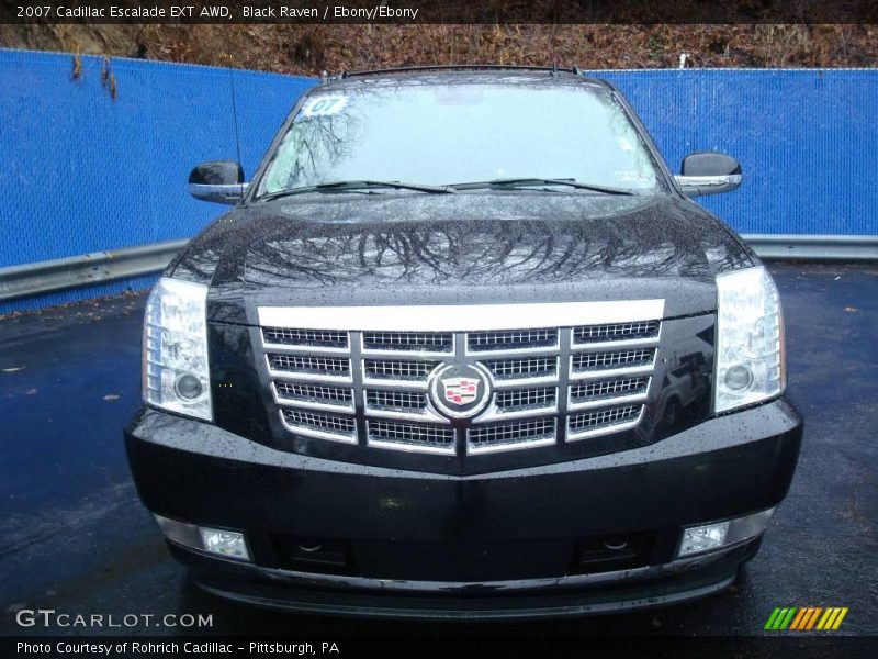 Black Raven / Ebony/Ebony 2007 Cadillac Escalade EXT AWD