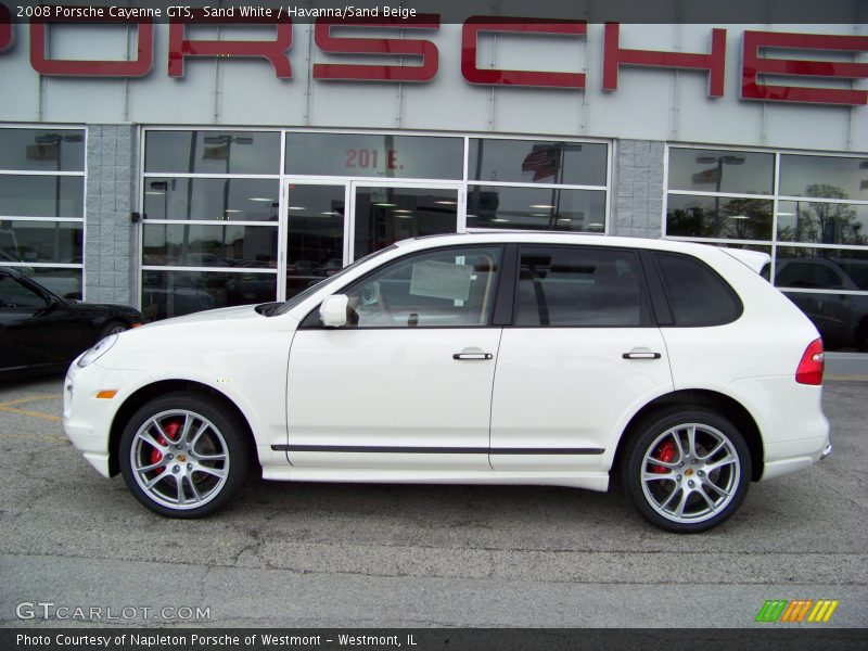 Sand White / Havanna/Sand Beige 2008 Porsche Cayenne GTS