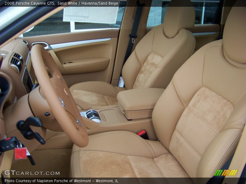 Sand White / Havanna/Sand Beige 2008 Porsche Cayenne GTS