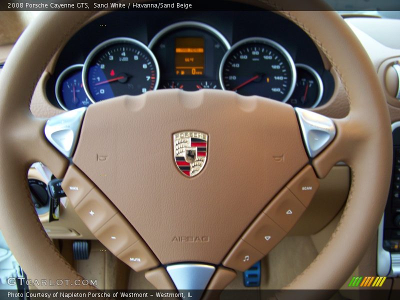 Sand White / Havanna/Sand Beige 2008 Porsche Cayenne GTS