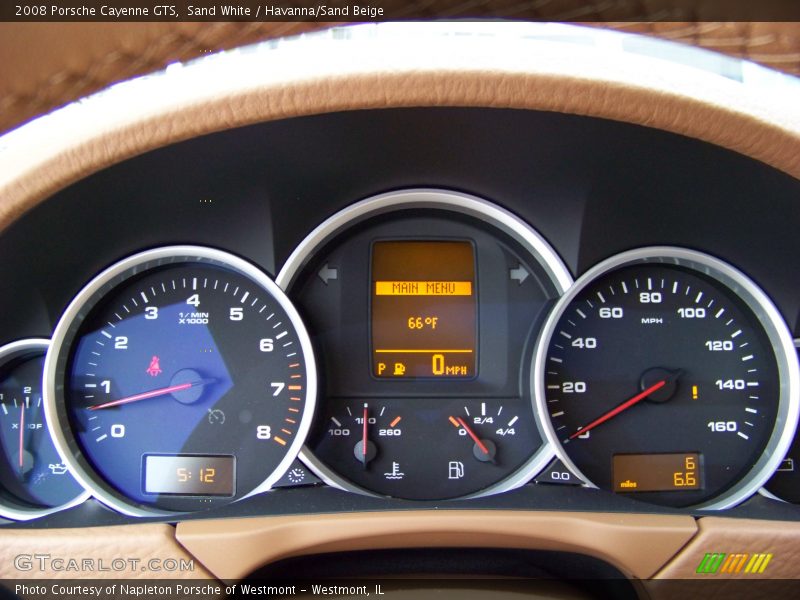 Sand White / Havanna/Sand Beige 2008 Porsche Cayenne GTS