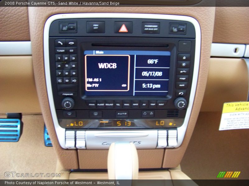Sand White / Havanna/Sand Beige 2008 Porsche Cayenne GTS