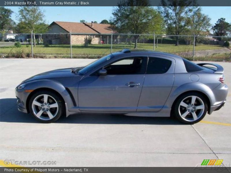 Titanium Gray Metallic / Black 2004 Mazda RX-8