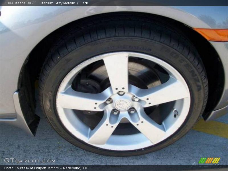 Titanium Gray Metallic / Black 2004 Mazda RX-8