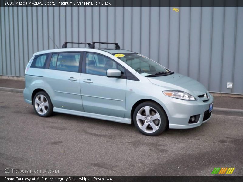 Platinum Silver Metallic / Black 2006 Mazda MAZDA5 Sport