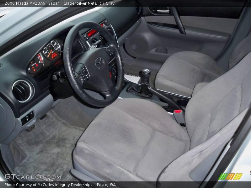 Glacier Silver Metallic / Gray 2006 Mazda MAZDA6 i Sedan