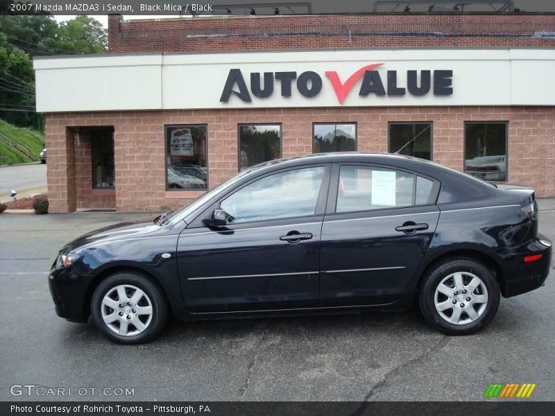 Black Mica / Black 2007 Mazda MAZDA3 i Sedan