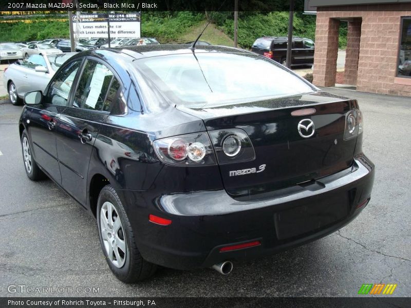 Black Mica / Black 2007 Mazda MAZDA3 i Sedan