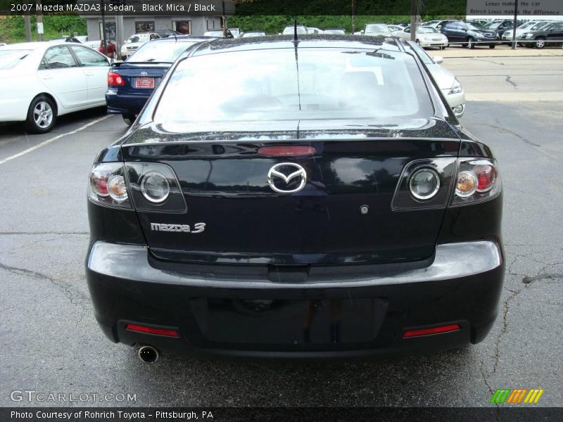 Black Mica / Black 2007 Mazda MAZDA3 i Sedan