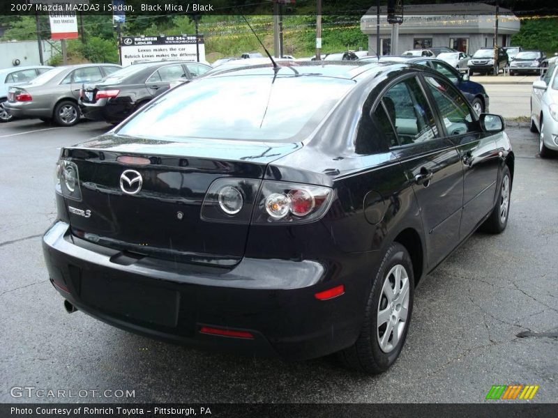 Black Mica / Black 2007 Mazda MAZDA3 i Sedan