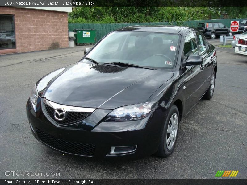 Black Mica / Black 2007 Mazda MAZDA3 i Sedan