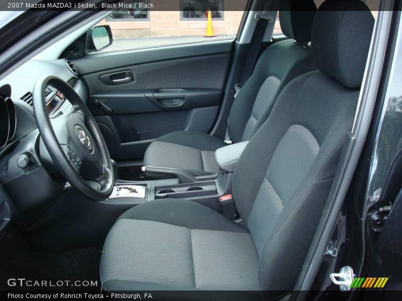 Black Mica / Black 2007 Mazda MAZDA3 i Sedan