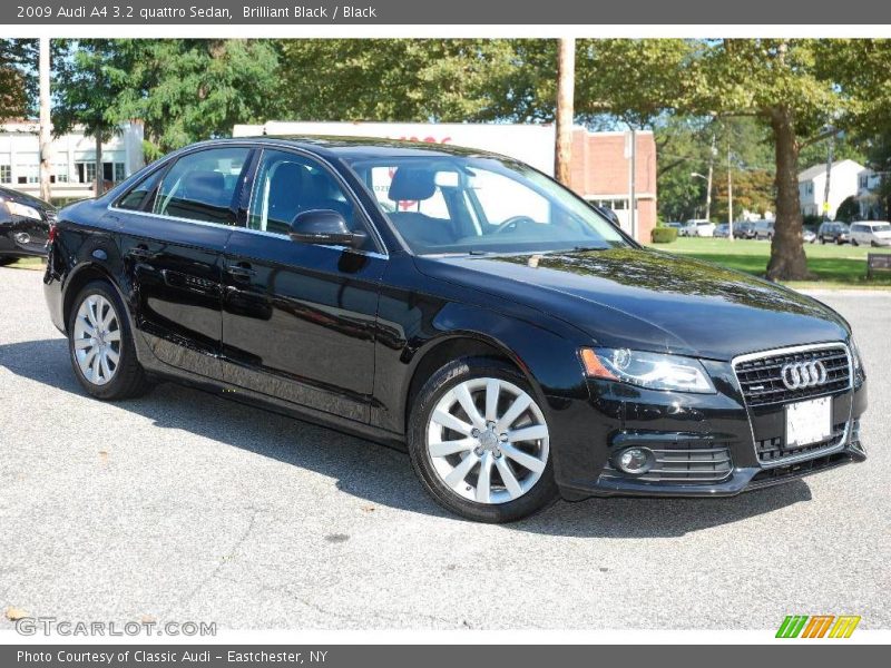 Brilliant Black / Black 2009 Audi A4 3.2 quattro Sedan