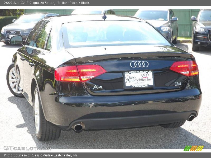 Brilliant Black / Black 2009 Audi A4 3.2 quattro Sedan