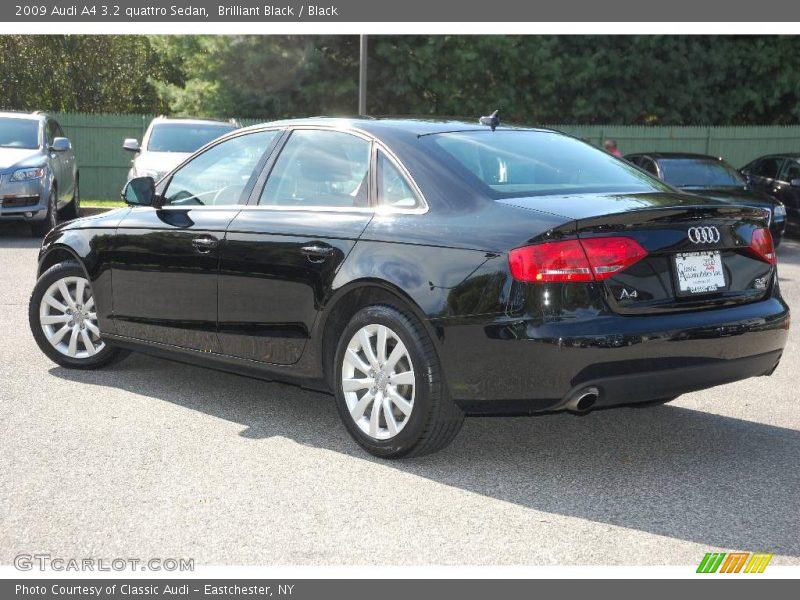 Brilliant Black / Black 2009 Audi A4 3.2 quattro Sedan