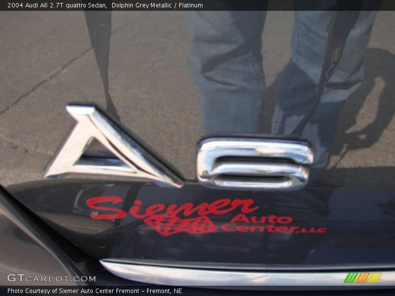 Dolphin Grey Metallic / Platinum 2004 Audi A6 2.7T quattro Sedan