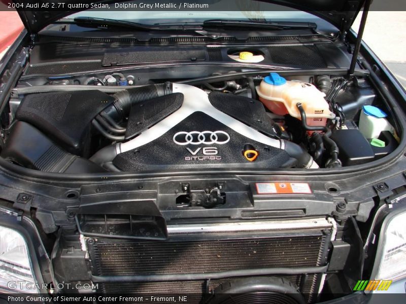 Dolphin Grey Metallic / Platinum 2004 Audi A6 2.7T quattro Sedan