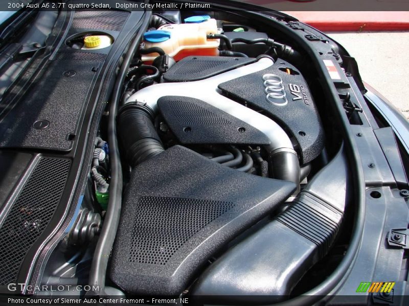 Dolphin Grey Metallic / Platinum 2004 Audi A6 2.7T quattro Sedan