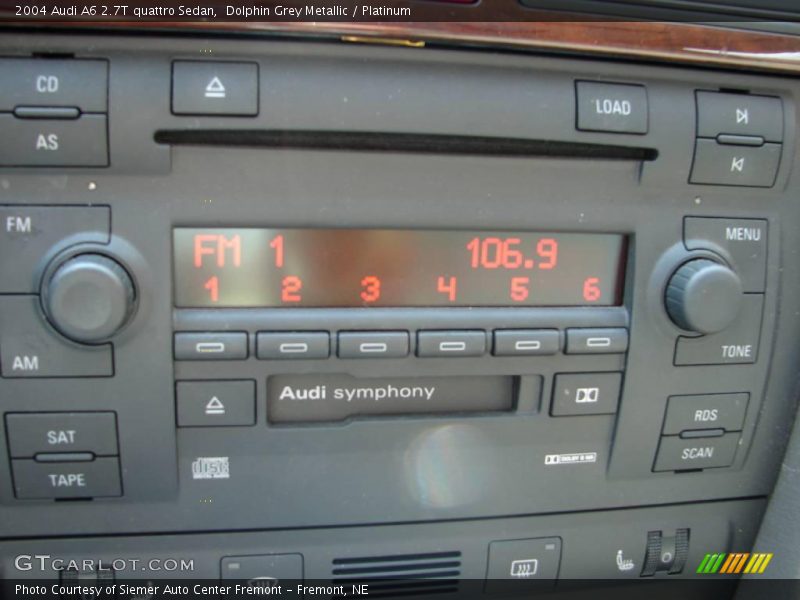 Dolphin Grey Metallic / Platinum 2004 Audi A6 2.7T quattro Sedan