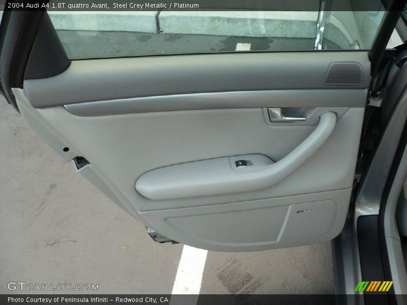 Steel Grey Metallic / Platinum 2004 Audi A4 1.8T quattro Avant
