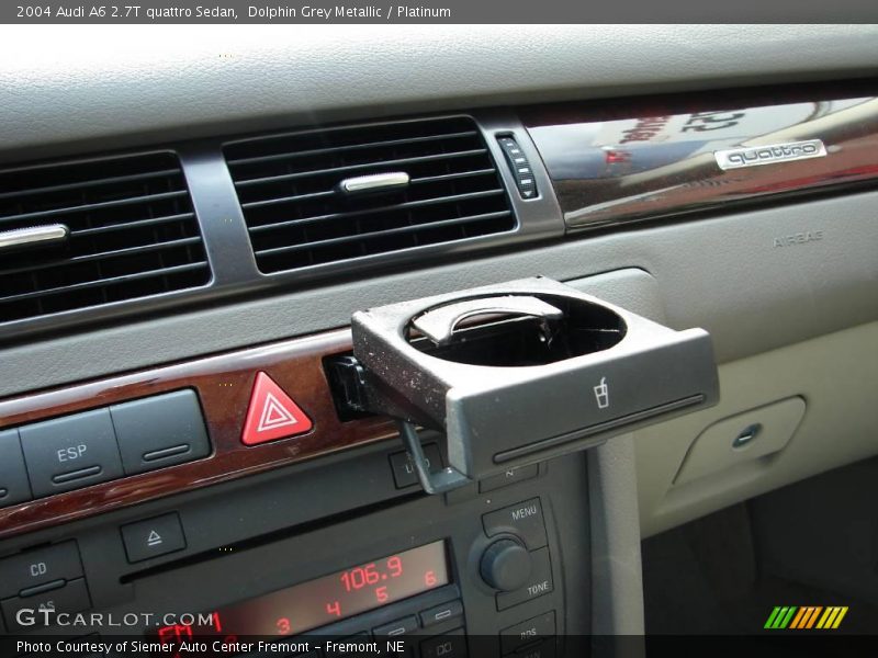 Dolphin Grey Metallic / Platinum 2004 Audi A6 2.7T quattro Sedan