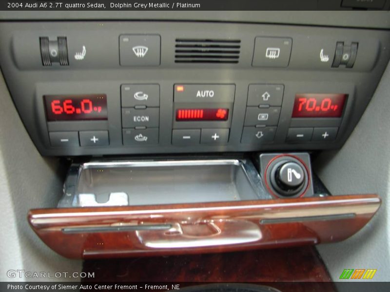 Dolphin Grey Metallic / Platinum 2004 Audi A6 2.7T quattro Sedan