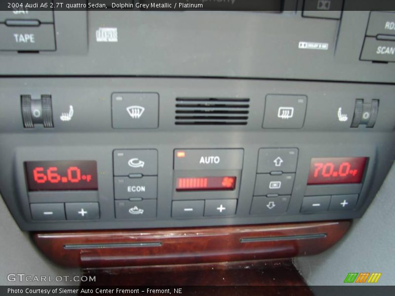 Dolphin Grey Metallic / Platinum 2004 Audi A6 2.7T quattro Sedan
