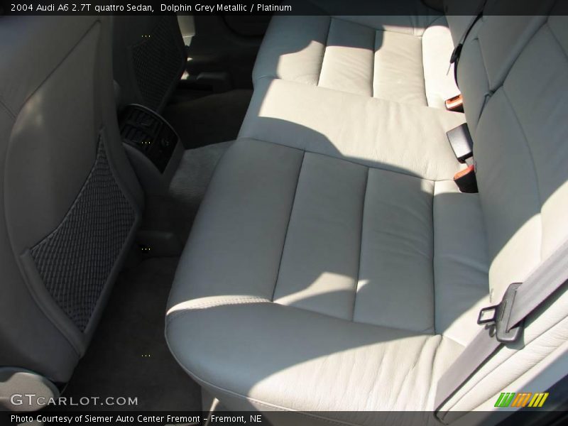 Dolphin Grey Metallic / Platinum 2004 Audi A6 2.7T quattro Sedan