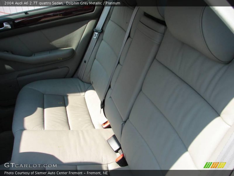 Dolphin Grey Metallic / Platinum 2004 Audi A6 2.7T quattro Sedan