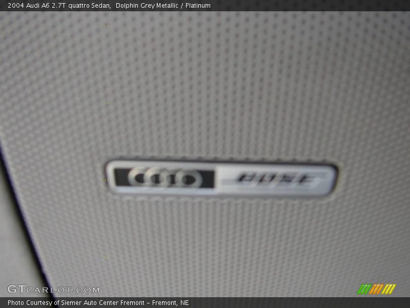 Dolphin Grey Metallic / Platinum 2004 Audi A6 2.7T quattro Sedan