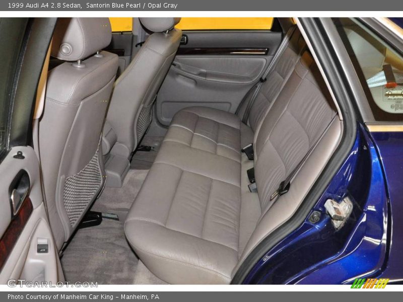 Santorin Blue Pearl / Opal Gray 1999 Audi A4 2.8 Sedan