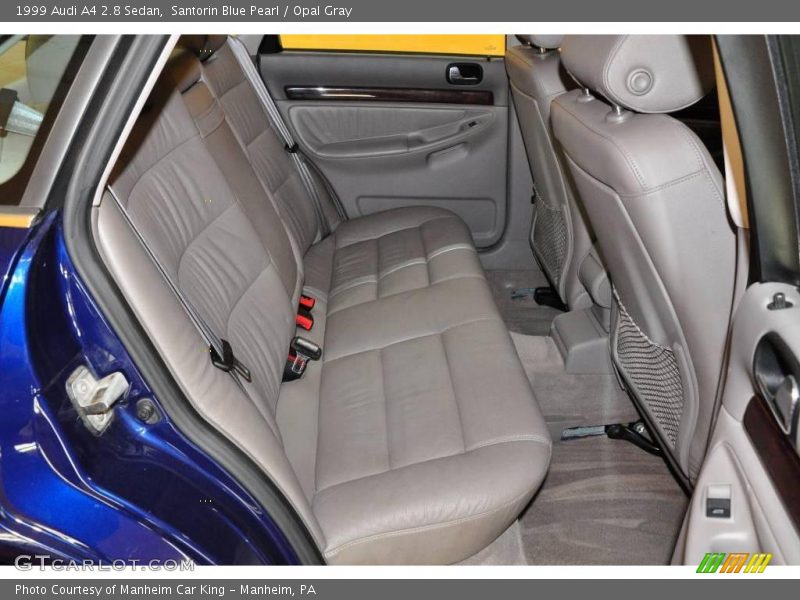 Santorin Blue Pearl / Opal Gray 1999 Audi A4 2.8 Sedan