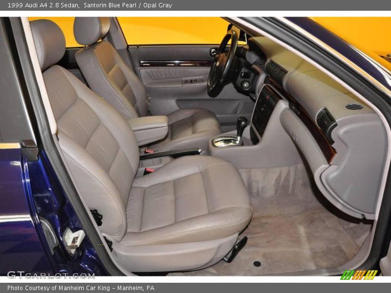 Santorin Blue Pearl / Opal Gray 1999 Audi A4 2.8 Sedan