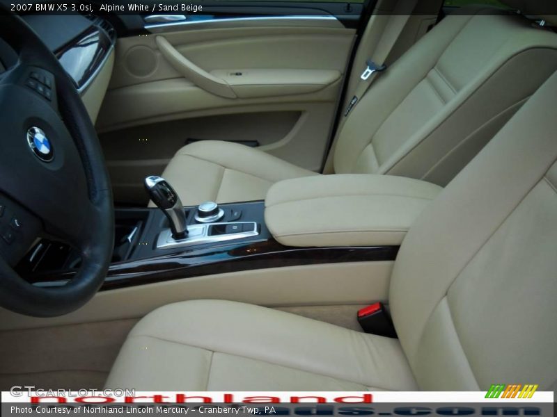Alpine White / Sand Beige 2007 BMW X5 3.0si