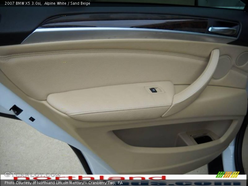 Alpine White / Sand Beige 2007 BMW X5 3.0si