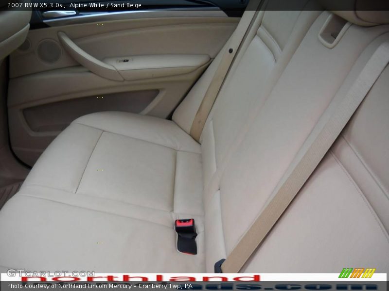 Alpine White / Sand Beige 2007 BMW X5 3.0si